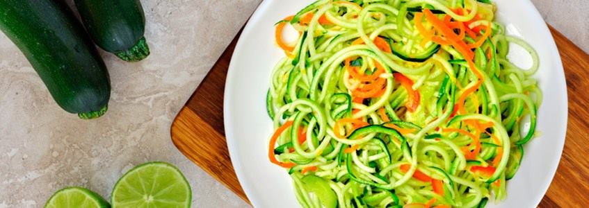 recetas sanas espaguettis de verduras