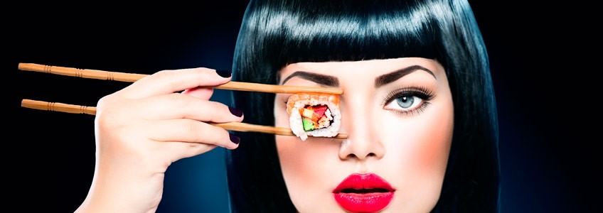 calorías que contiene el sushi