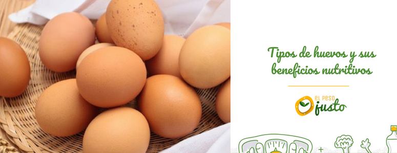 Tipos de huevos y sus beneficios nutritivos