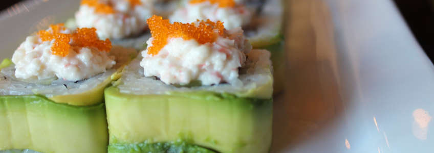 tipos de sushi calorías