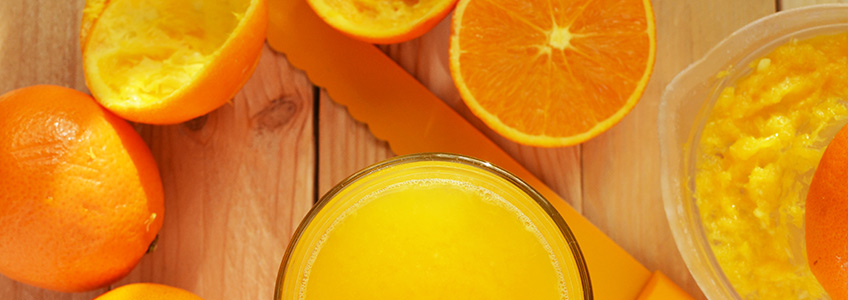 zumo naranja saludable